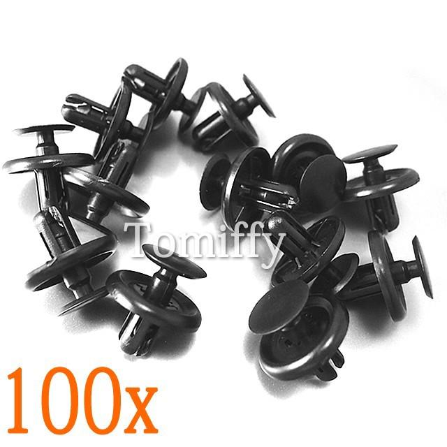 100x set toyota engine under cover retainer clips avalon carmy solara 90467-0721