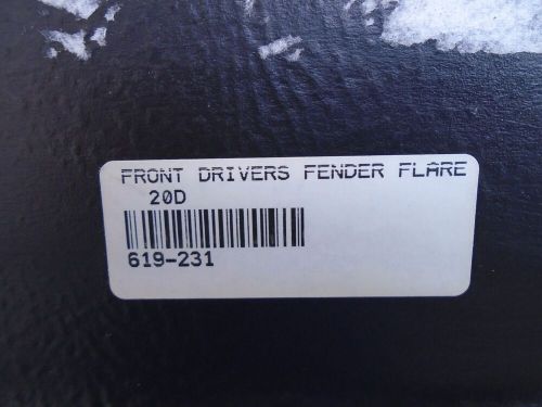 E-z-go 619231 front lefthand fender flare black golfcart