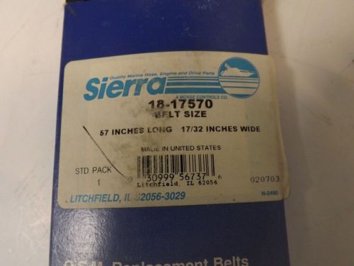 Sierra marine v-belt 18-17570 57&#034; long x 17/32&#034; wide boat 13av1450