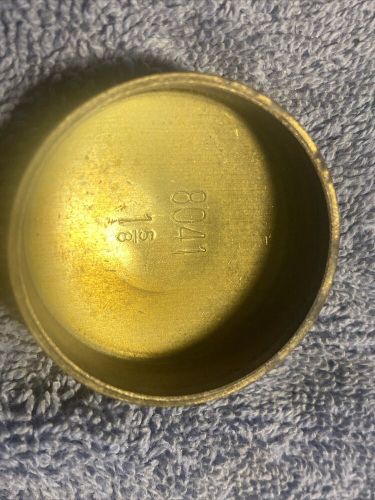 Brass  1 5/8&#034; freeze expansion plug - pack of 2 brass plugs