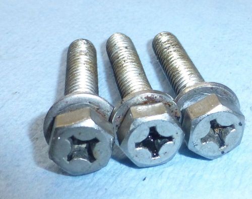 Lot of 3 johnson evinrude 225 hp ficht 337494 — screw, motor to manifold