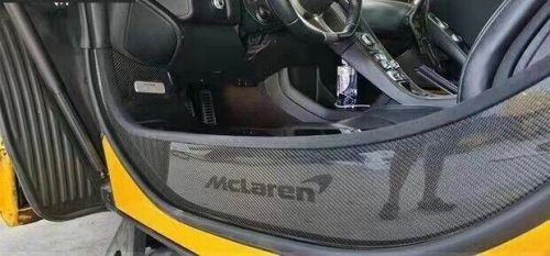 Carbon fiber door sills threshold panels cover for mclaren 612c 625c 650s 675lt