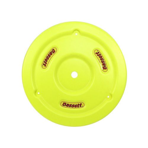 Bassett 5plg-floyel fluorescent yellow plastic wheel cover (mud plug) imca usra