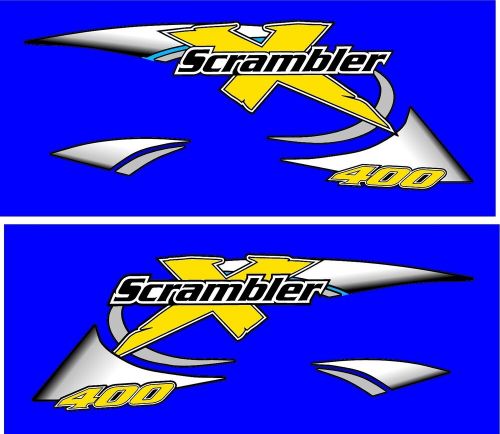 2002 polaris scrambler x 400 atv decal kit