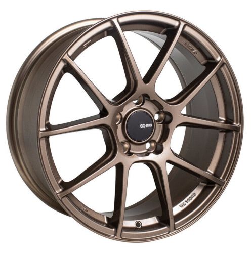 Enkei ts-v 18x8.5 5x114.3 38mm offset 72.6mm bore bronze wheel