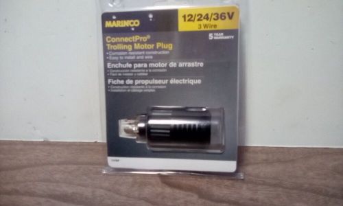 Marinco connectpro trolling motor plug 12/24/36v 3 wire 12vbp