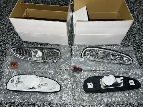 Rx-7 fd front and rear clear corner marker lights nib