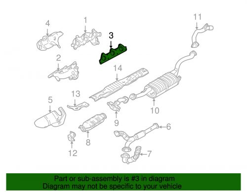 Genuine mitsubishi gasket mr281721