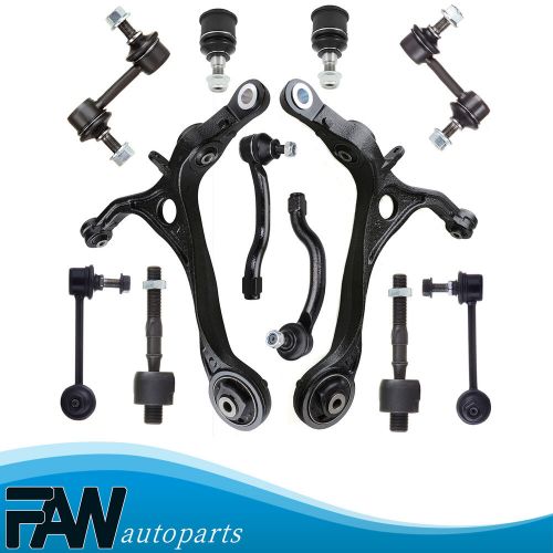 Fits acura tl 2004-06 sway bar end link control arm tie rod ball joint 12pieces