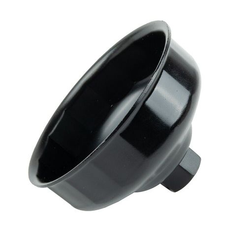 86mm 16-flute car black oil filter wrench housing cap remover tool for volvo