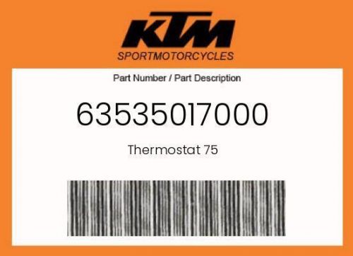 Ktm genuine thermostat 75 - 63535017000