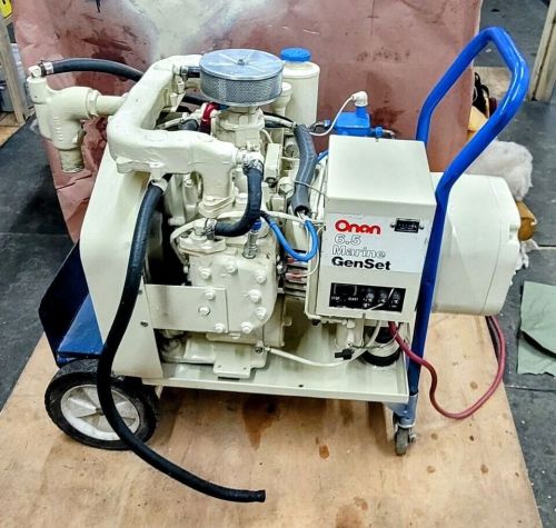 Cummins onan 6.5 mcck,  6.5 kw marine gas generator 60 hz rebuilt