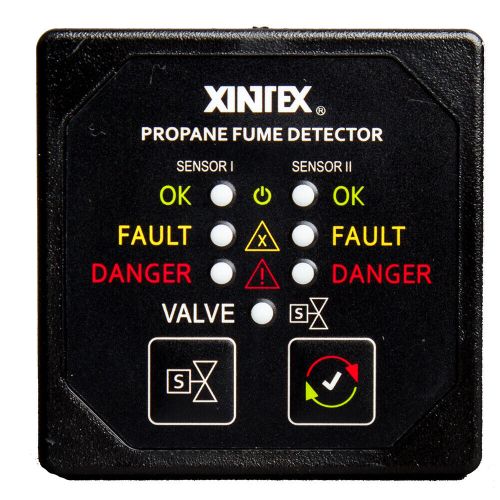 Xintex p-2bnv-r propane fume detector, 2-channel, sensors