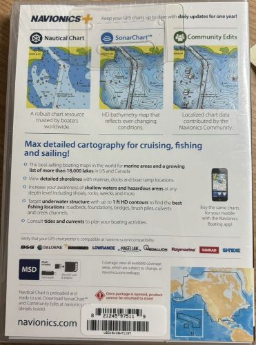 Navionics marine &amp; lake charts all us and canada