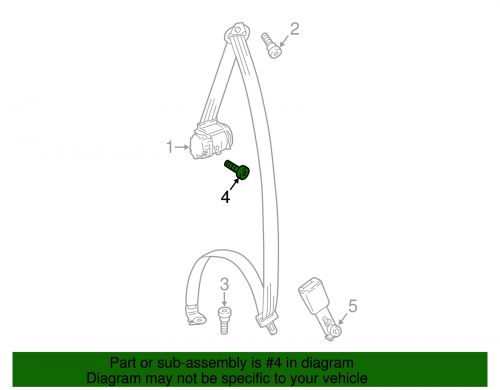 Genuine volkswagen front belt assembly bolt n-907-371-05