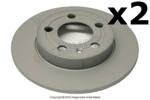 For audi (2000-2006) brake disc rear left &amp; right (2) zimmermann coat z