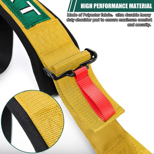 2set 5 point 3&#034; safety racing seat belt harness atv atv buggy off road polaris