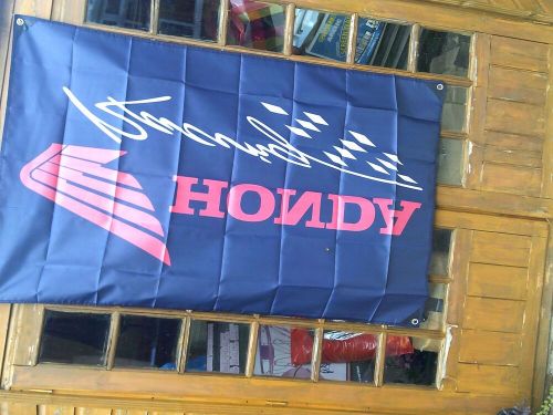 New honda racing flag / banner man cave shed