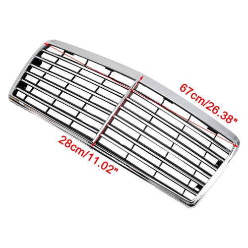 Front bumper grille grill fit mercedes-benz e-class w124 s124 c124 1993-1995