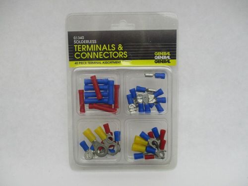 General automotive co. 40 piece solderless assorted terminals &amp; connectors