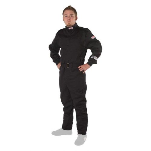 G-force racing gear 4125clgbk - gf125 series black l size racing suit