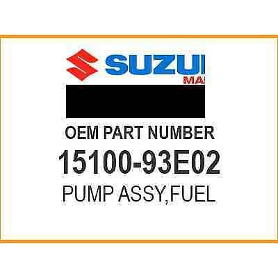 Suzuki pump assy,fuel 15100-93e02 oem new