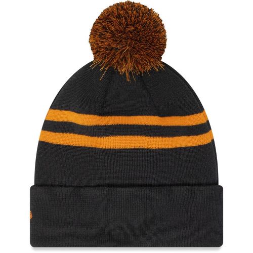 Mclaren f1 team racing papaya pom-pom beanie dark grey new