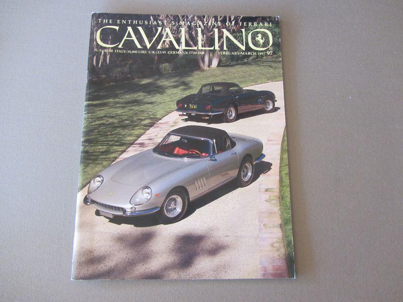 Ferrari cavallino magazine  issue 97 february/march  1997