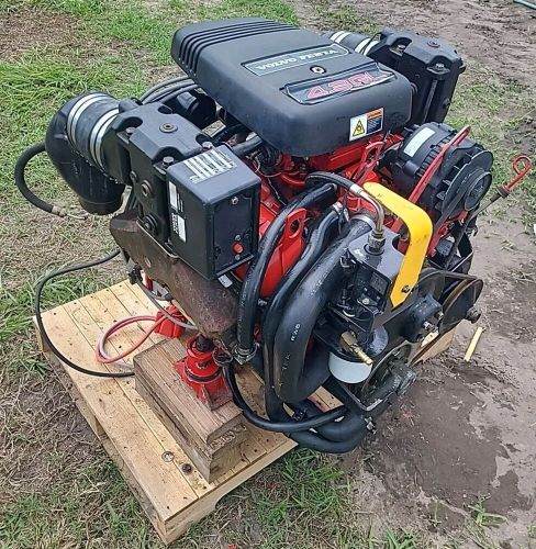 Volvo penta 4.3l gl v-6 marine engine 196 hrs drop in ready