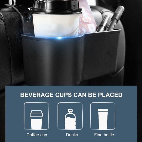 Durable car cup holder hook design food shelves back seat cup holder for vehicle