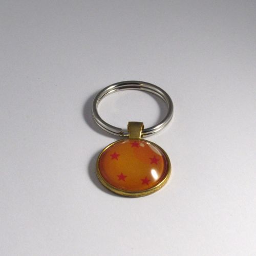 5 star dragon ball z keychain