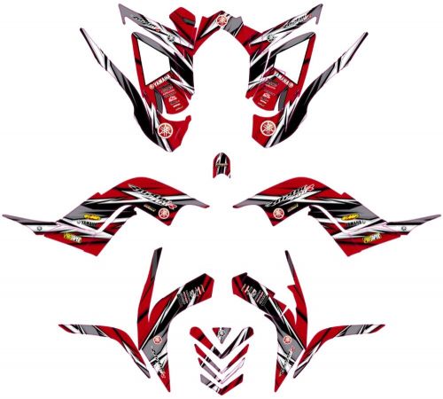 Fits raptor 700r graphics decal kit yamaha 2006 2007 2008 2009 2010 2011 2012