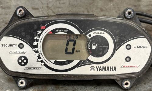 Vxcruiser oem meter assy used (f1k-6820a-01-00) [y5222-03] with only 81.8 hours