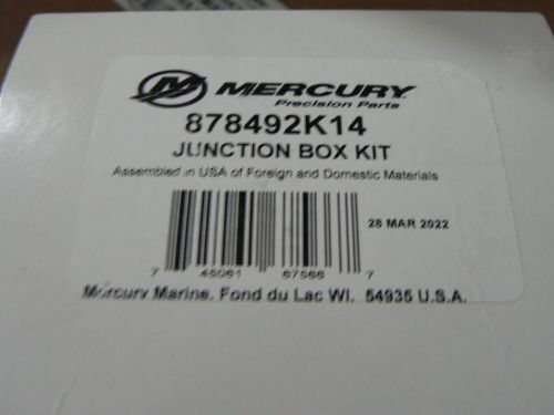 Mercury outboard smartcraft junction box p# 878492k14  factory oem new!