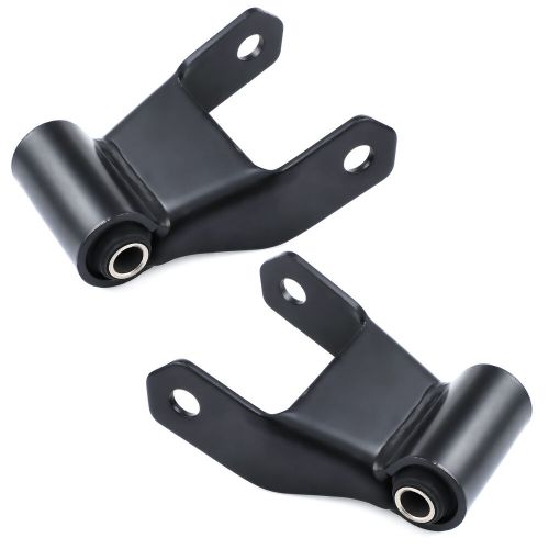 Rear leaf spring shackle bracket pair hanger kit for ford f150 f250 f350 bronco