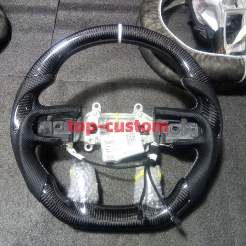 Real carbon fiber heated steering wheel for ram 1500 rebel laramie bighorn 2019+