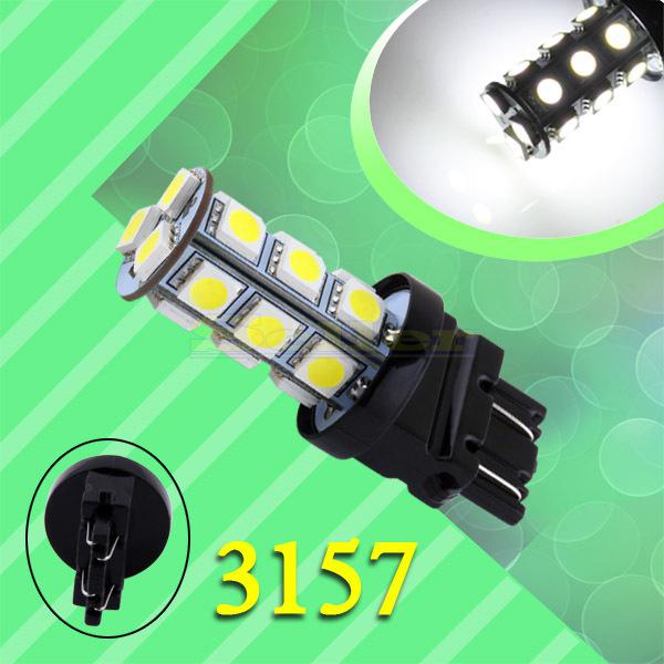 3156 3157 pure white 18 smd 5050 stop tail brake turn 18 led car light bulb lamp