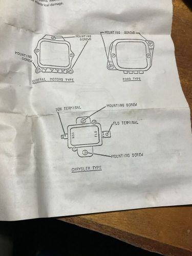 1974 mopar voltage regulator