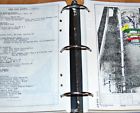 Boeing 727 aircraft pilots miscellaneous operating manual binder aviation book