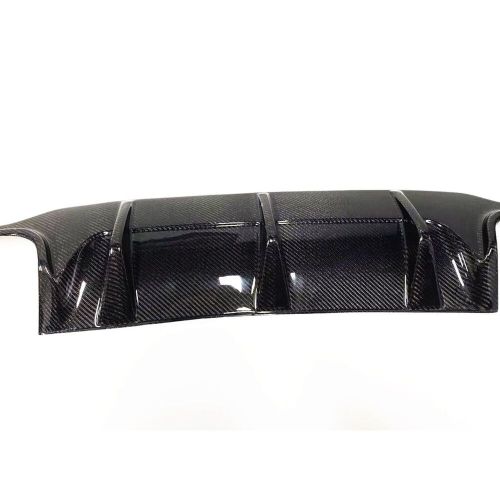 Black rear bumper diffuser lip for mercedes benz w204 c63 amg sedan 2012-14 2013