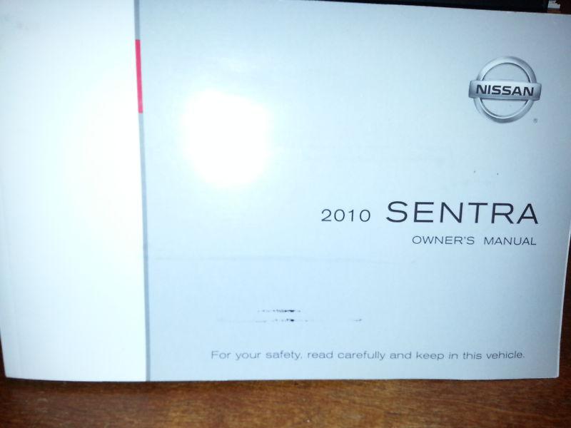 2010 nissan sentra owner's manual