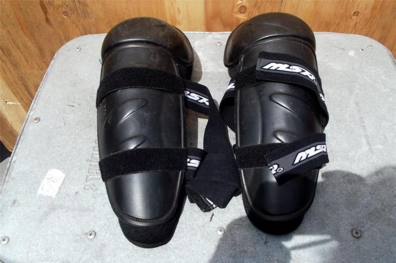 Vintage msr shin protectors ahrma motocross mx moto-x fox