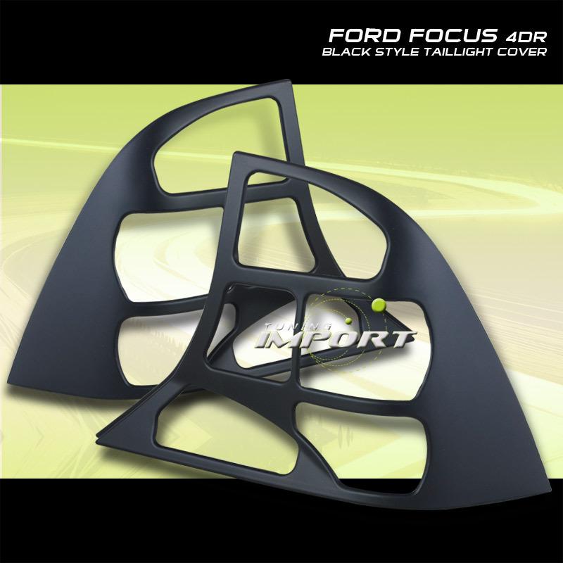 00-04 ford focus zts se lx abs plastic tail lights lamp protector cover overlay 