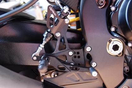 Lightech adjustable rear set for rear set for suzuki gsxr 1000 2009-2012