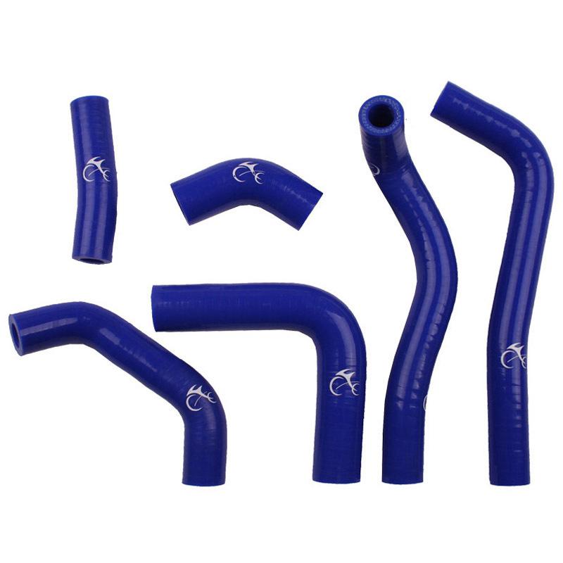 Blue silicone radiator hose for 02-04 honda crf450r 2002 2003 2004