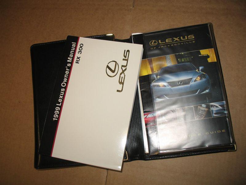 1999 lexus rx rx300 owners manual books handbook case used