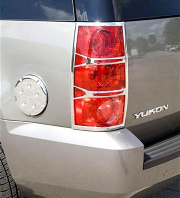 Putco 400866 chrome trim custom tail light covers 07-13 gmc yukon yukon xl new