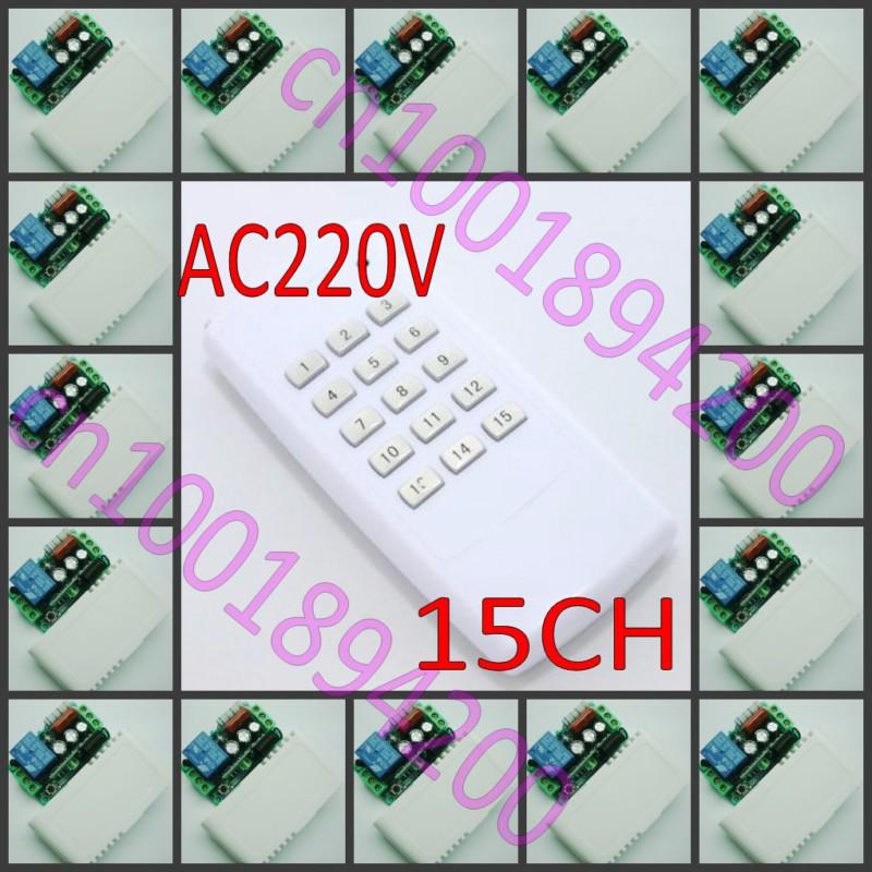 Ac220v remote control switch system light lamp led remote on off switch 315/433