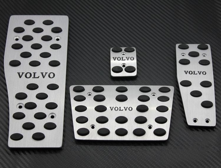 Aluminum soprt fuel brake foot rest at pedals pads fit for volvo xc90 2003-2013