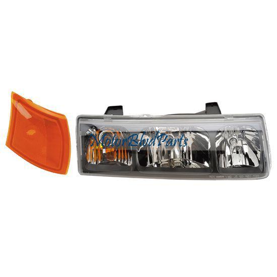 02-04 saturn vue headlight+side marker passenger right